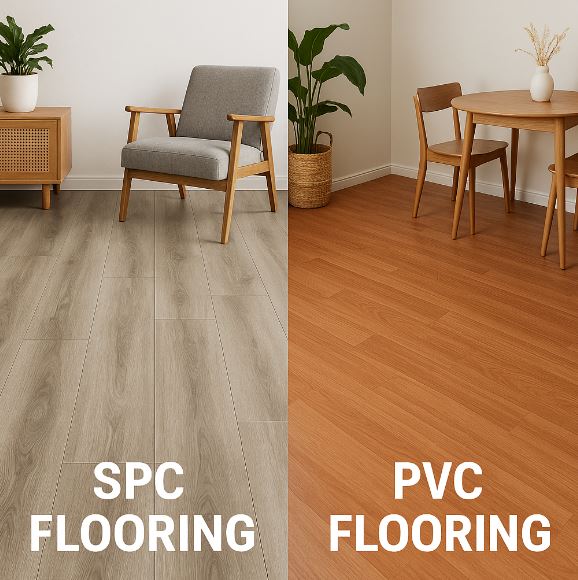 SPC石塑地板與PVC地板怎麼選？功能比較與裝修應用指南