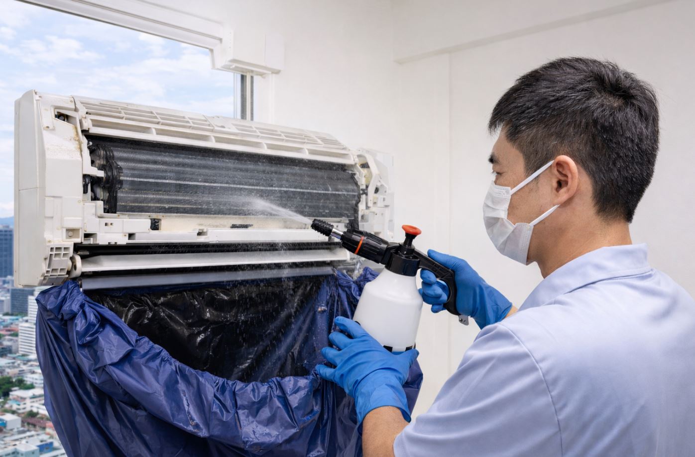 高雄冷氣空調清洗推薦：改善異味、提升冷房效率的最佳方案