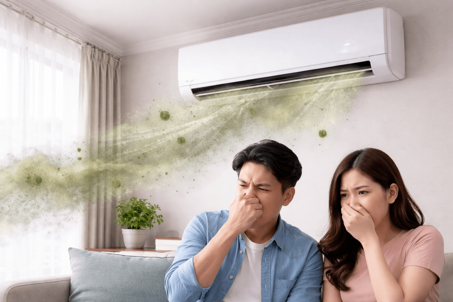 冷氣一開就有霉味？異味臭味根除方法與洗冷氣時機全解析