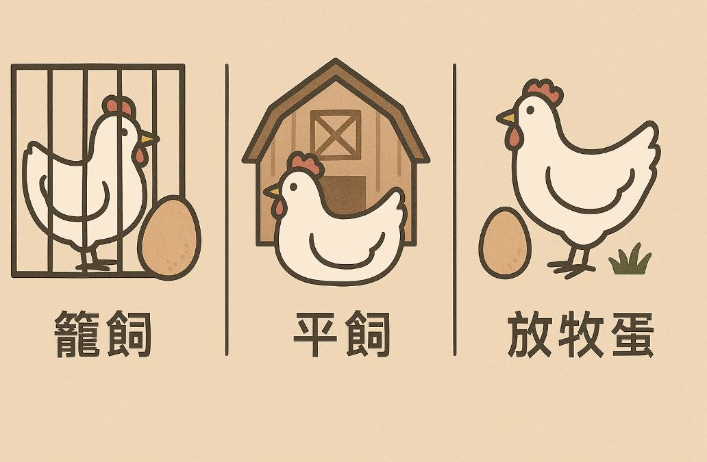如何分辨籠飼、平飼、放牧蛋？飼養環境與品質影響全解析
