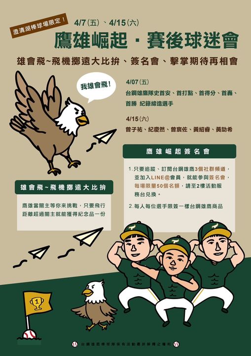 二軍歷史首戰  台鋼雄鷹徵求神預言
