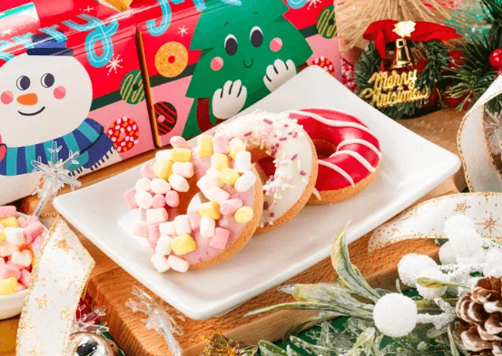 甜甜圈買5送2！Mister Donut「7款耶誕新品」可愛現身