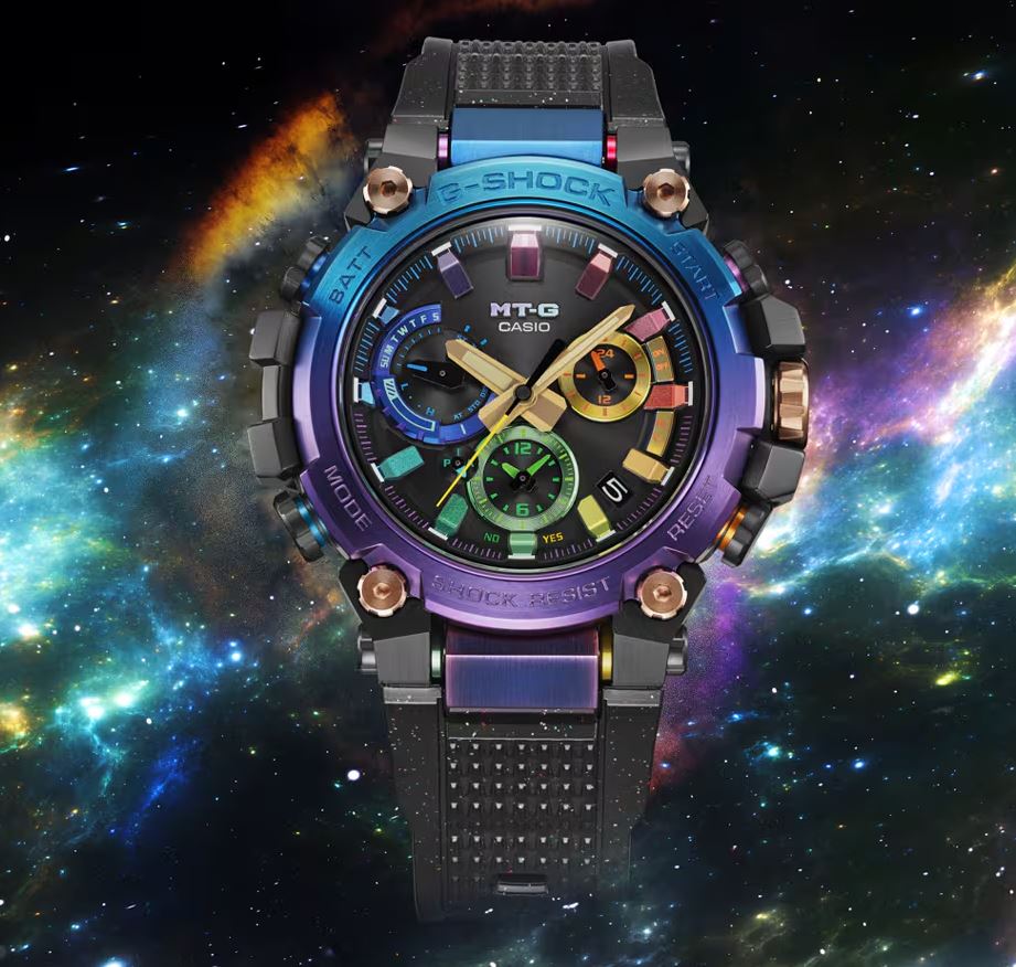 卡西歐 G-SHOCK 全新手錶「MTG-B3000DN-1AJR」：夜空星雲的璀璨演繹
