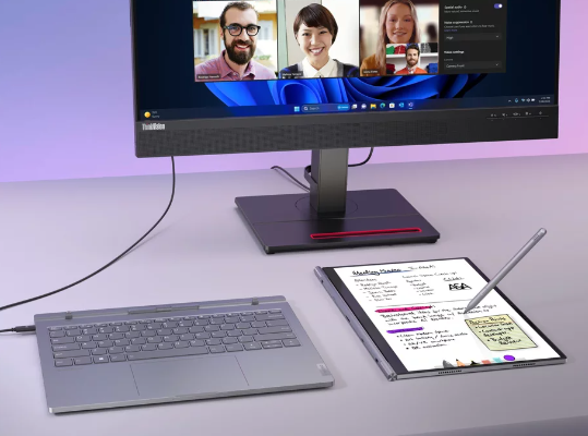 Lenovo 推出創新多工筆電 ThinkBook Plus Gen 5 Hybrid：結合 Windows 系統筆電與 Android 平板功能