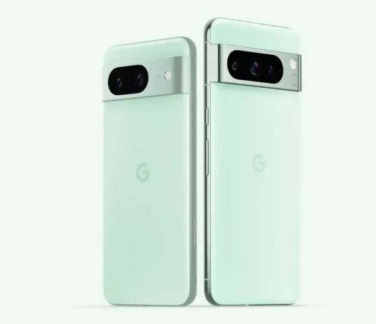 Google Pixel 8與Pixel 8 Pro推出新色「薄荷綠」，並在日本推出三麗鷗專屬桌布，搶攻市場