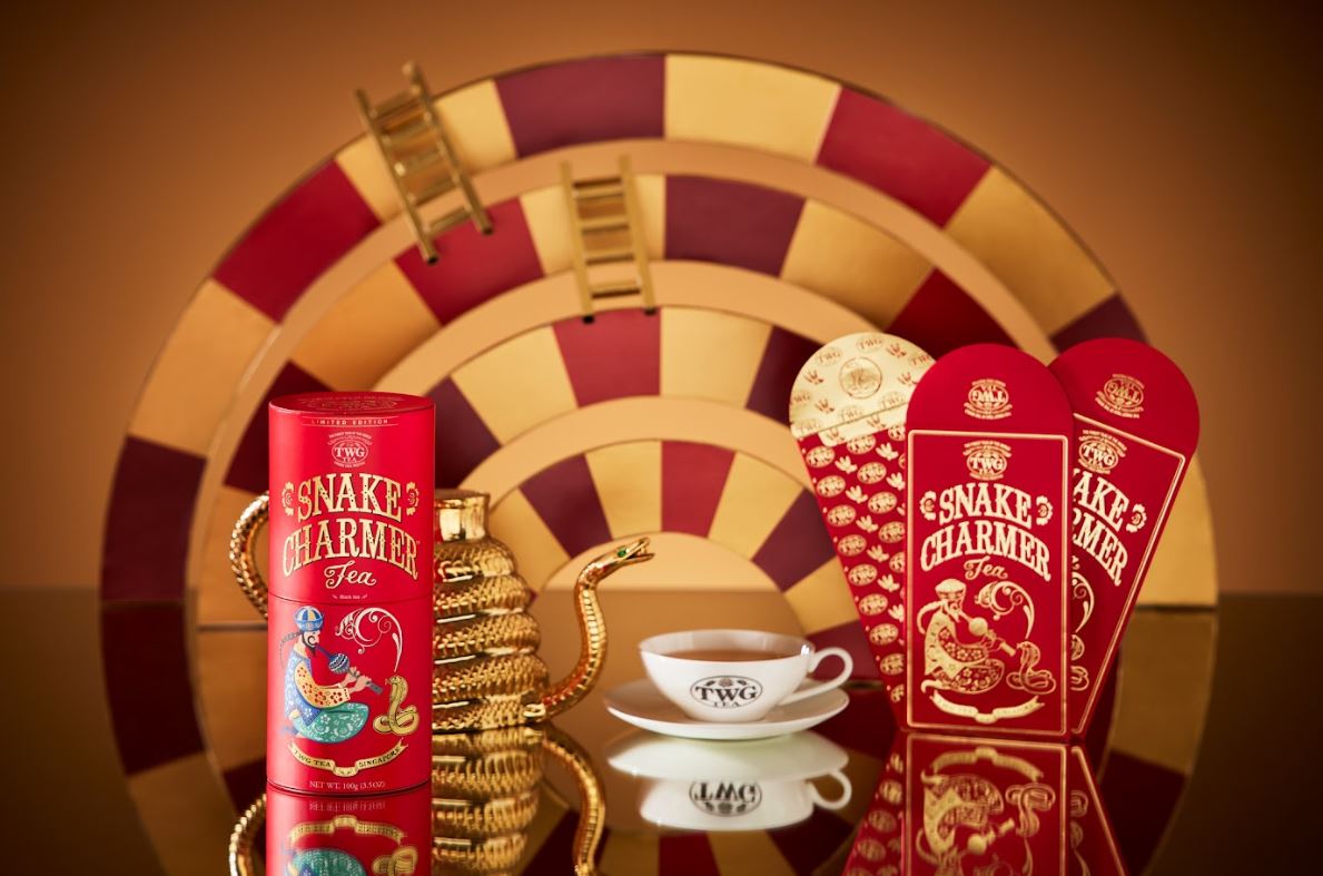 世界奢華茶葉品牌TWG Tea 2025新年限定「金蛇迎春茶」漫舞金蛇 | 耀煥萬象