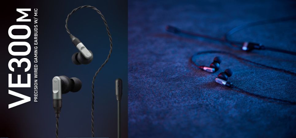 ELECOM推出HS-VE300MBK入耳式電競耳機，專為FPS遊戲玩家設計