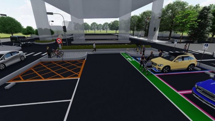 自駕出遊方便停!東后豐自行車道起點新設停車場 預計明年8月完工