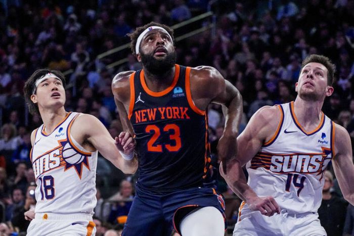 NBA》尼克失去禁區要角! M.羅賓森左腳踝骨折,將接受手術
