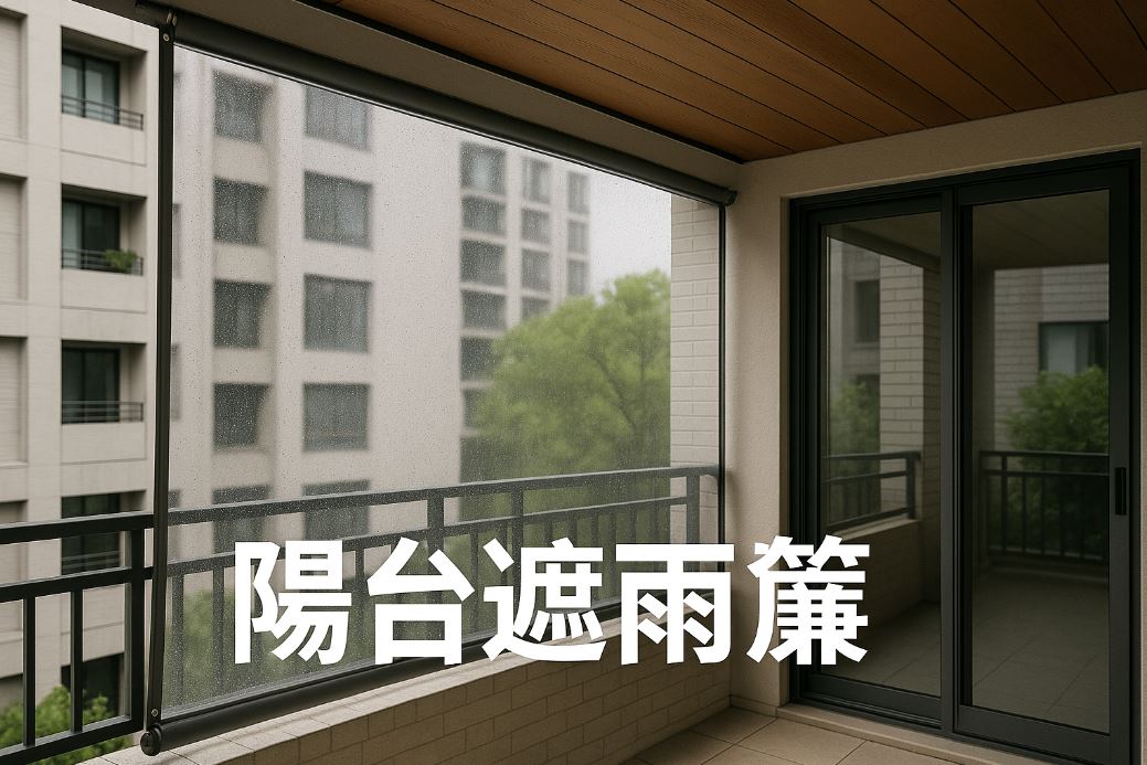 陽台遮雨簾介紹｜打造防雨又美觀的戶外空間
