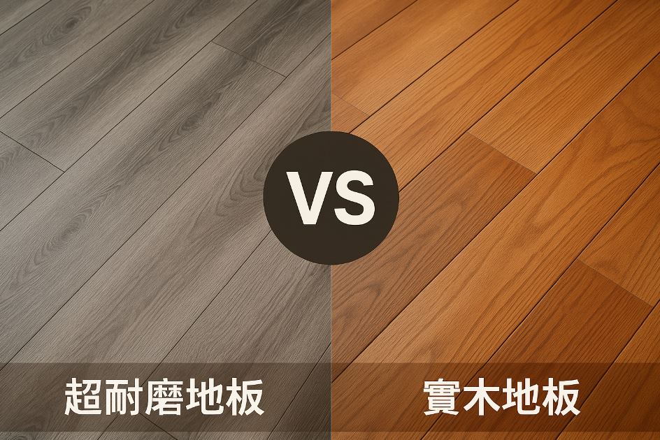 超耐磨地板VS實木地板特色比較，裝修裝潢選材特色與選擇指南