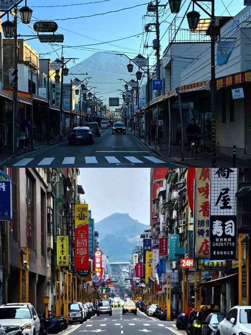 神秘驚奇！在基隆竟現富士山？他巧妙挑戰1角度破解「驚人相似」景象