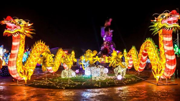 南投燈會2024，爽爽貓、馬來貘萌萌耍可愛！500台無人機煙火秀、水舞秀燈區地圖立即掌握