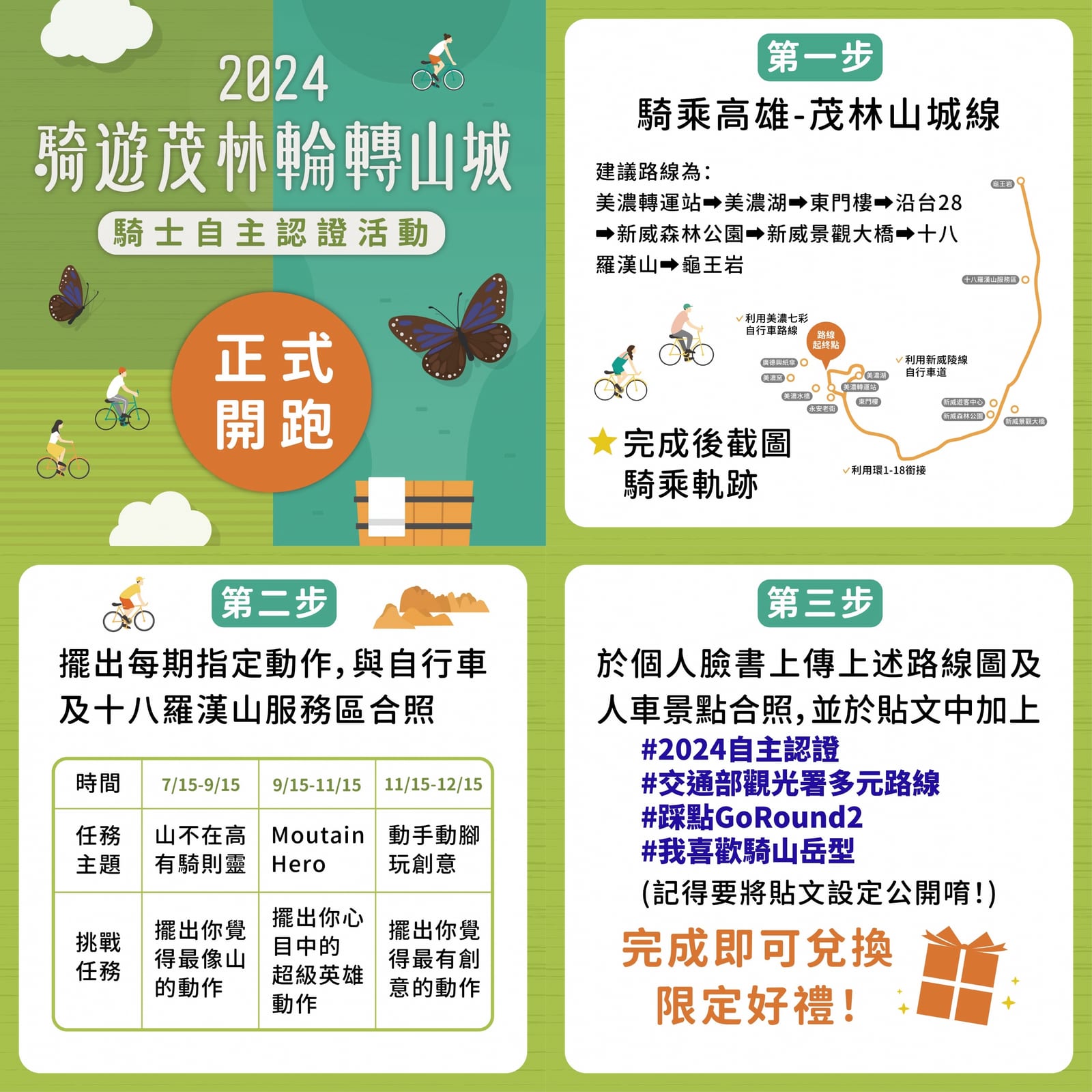 茂林─高雄山城線迎來2024騎遊活動，邀您體驗美麗山景