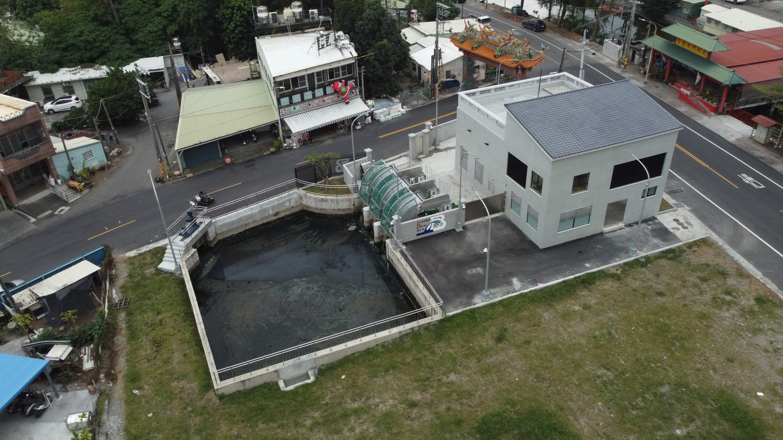 「新園鄉(鹽埔漁港)Ｂ、C幹線雨水下水道抽水站新建工程」啟用