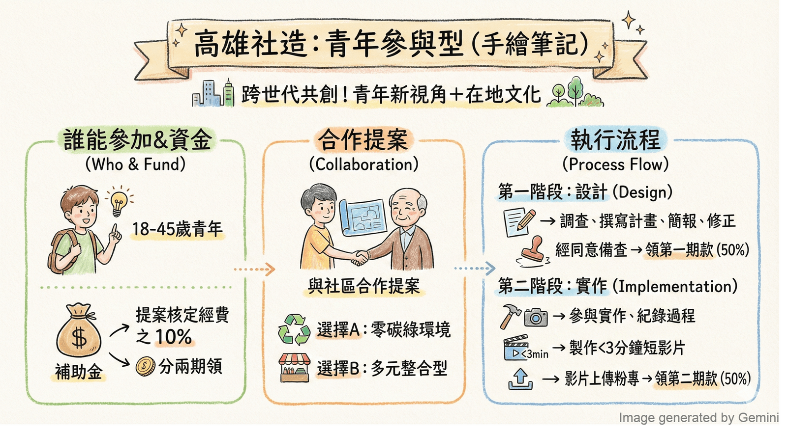 高雄社區營造115年度計畫開跑!新增「青年參與型」方案,邀你一起把社區變得更美更永續