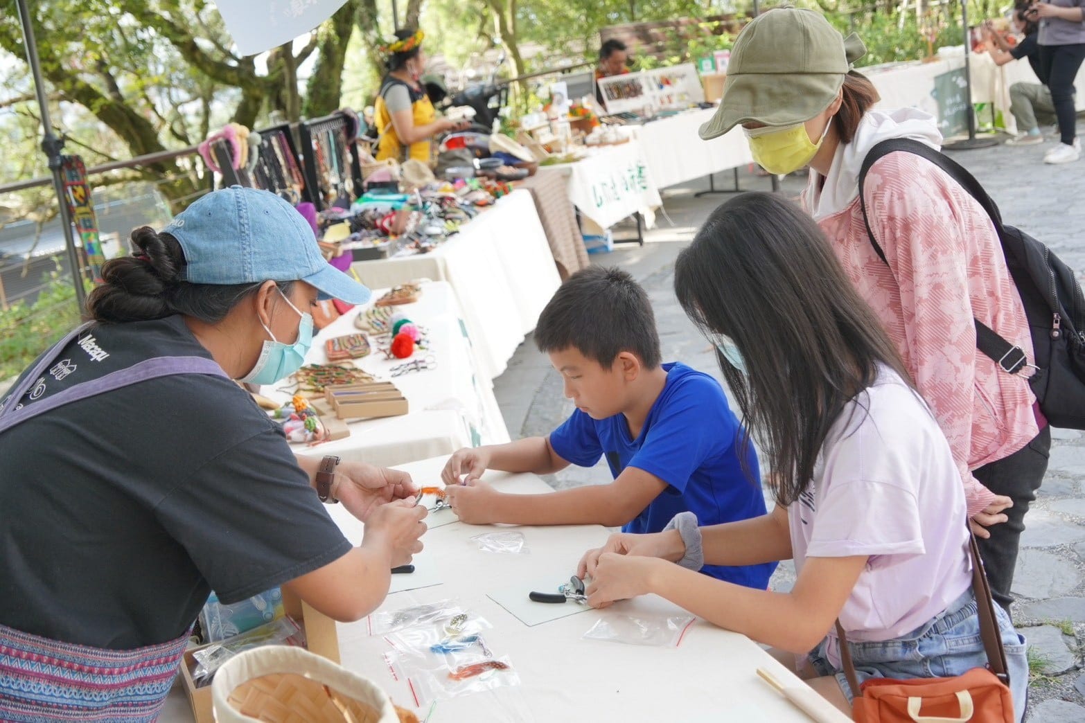 「山那邊的市集」熱鬧開張，8月每週末相約三地門中山公園