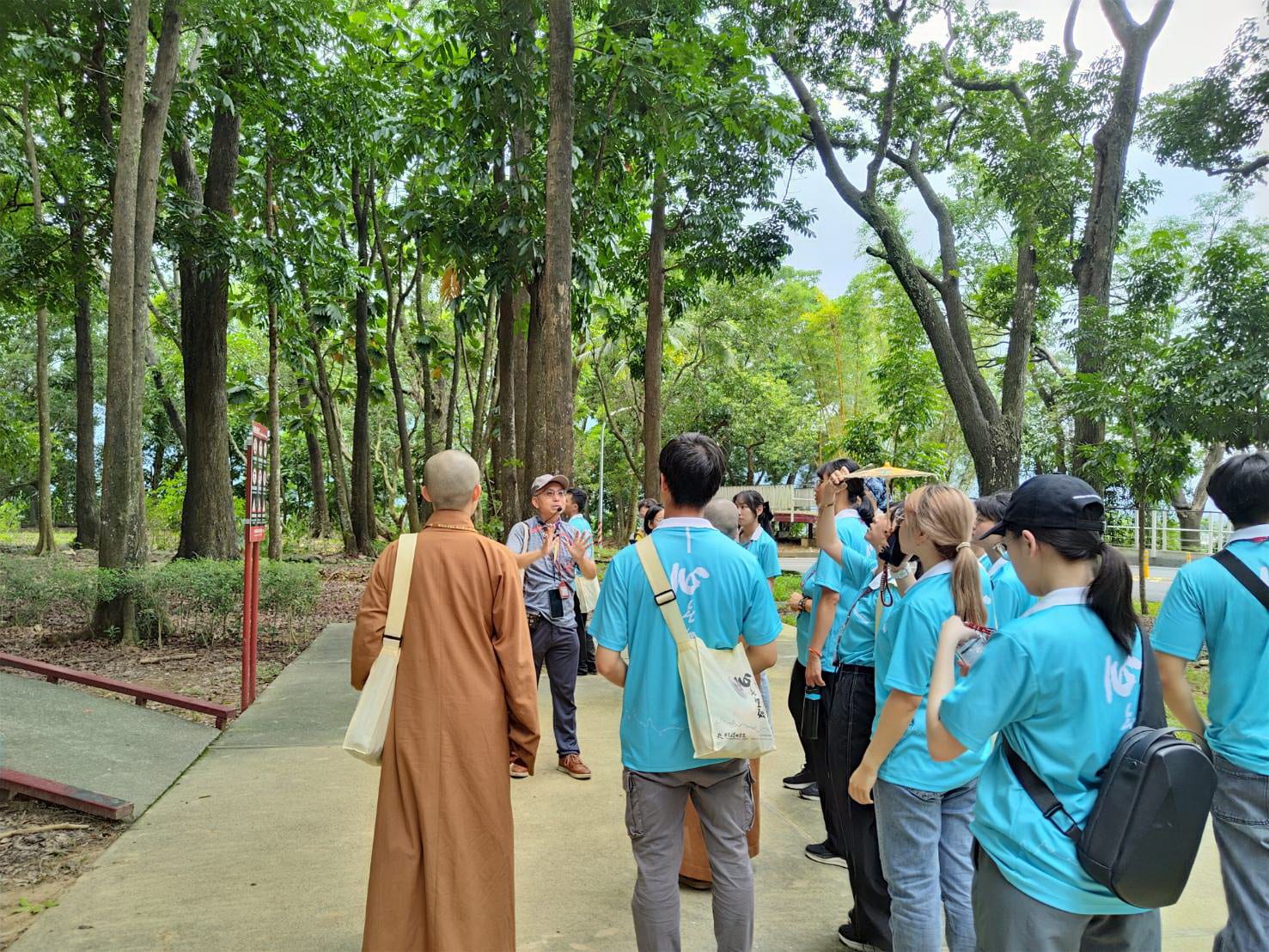 青年走讀六龜|佛光山國際青年佛學夏令營走訪新威森林公園,茂管處暖心迎賓