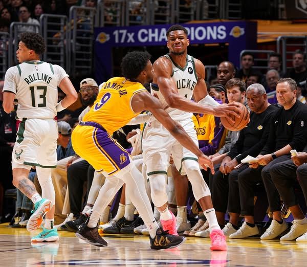 公鹿客場大勝湖人，Bronny James創新高表現亮眼