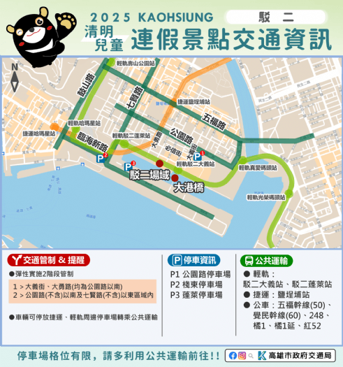清明連假高雄市交通與活動安排：讓您輕鬆出遊，享受快樂假期