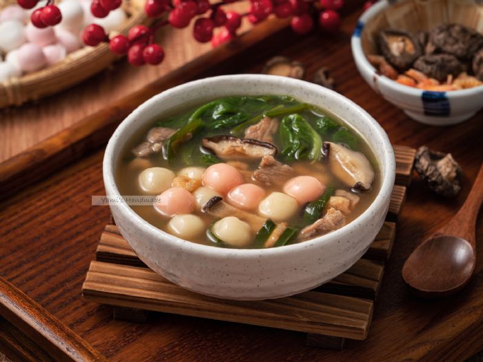 冬至美味鹹湯圓,客家媽媽親授食譜,4步驟超簡單製作