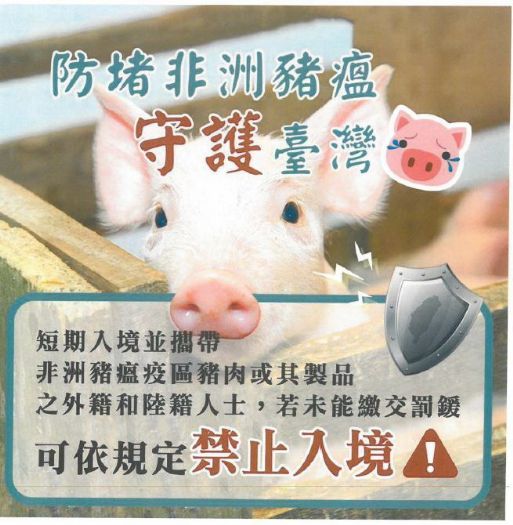 跨部會合作防堵非洲豬瘟，守護國內養豬業與農業永續