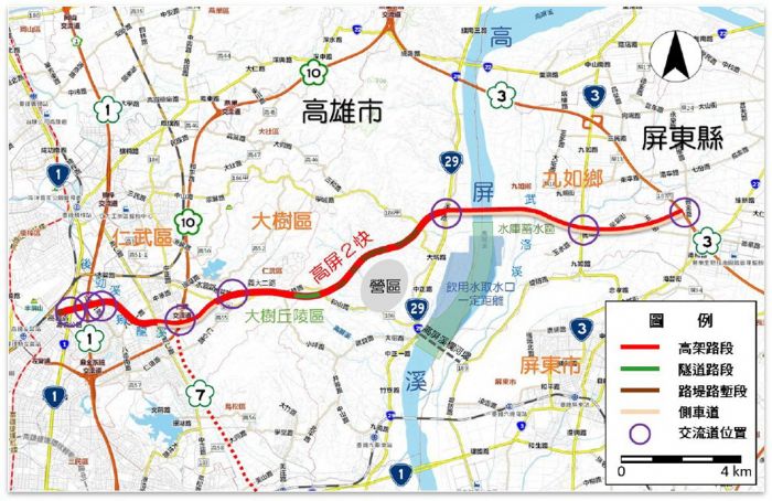 高屏第二快速公路獲行政院核定,屏東拚115年動土邁向新里程