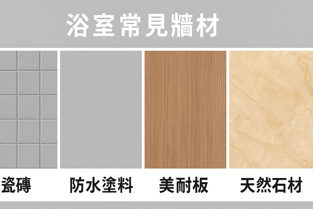 浴室常見牆材完整指南｜打造防水又美觀的衛浴空間