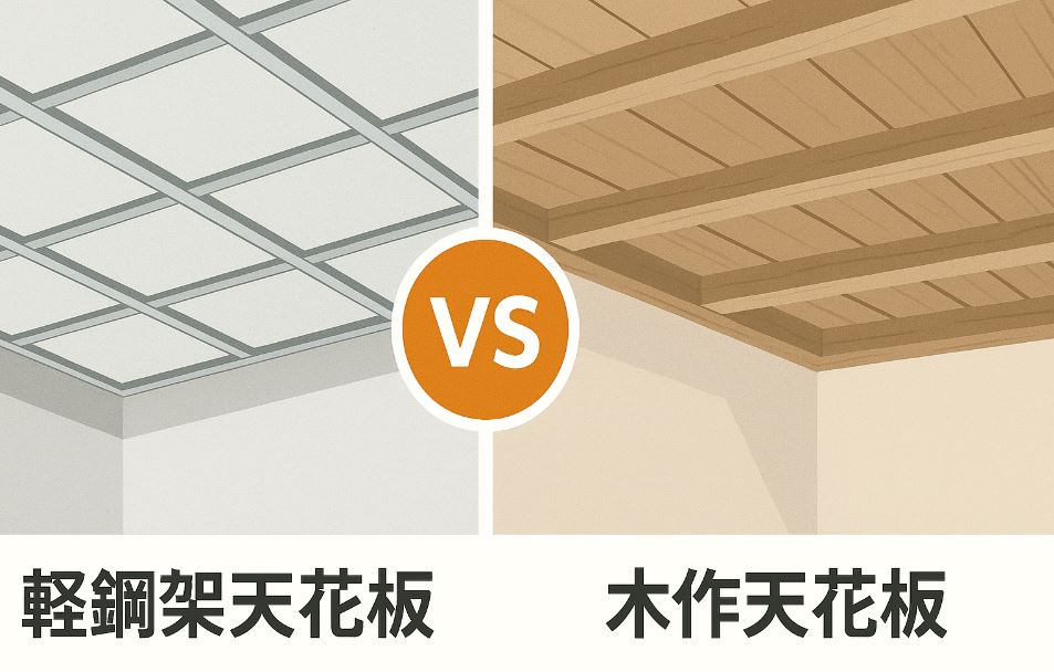 輕鋼架天花板好還是木作好？裝修前必看的優缺點分析