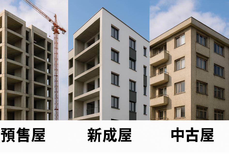 五種屋況怎麼挑？預售屋、毛胚屋、新成屋、中古屋、老屋的優缺點與裝修重點